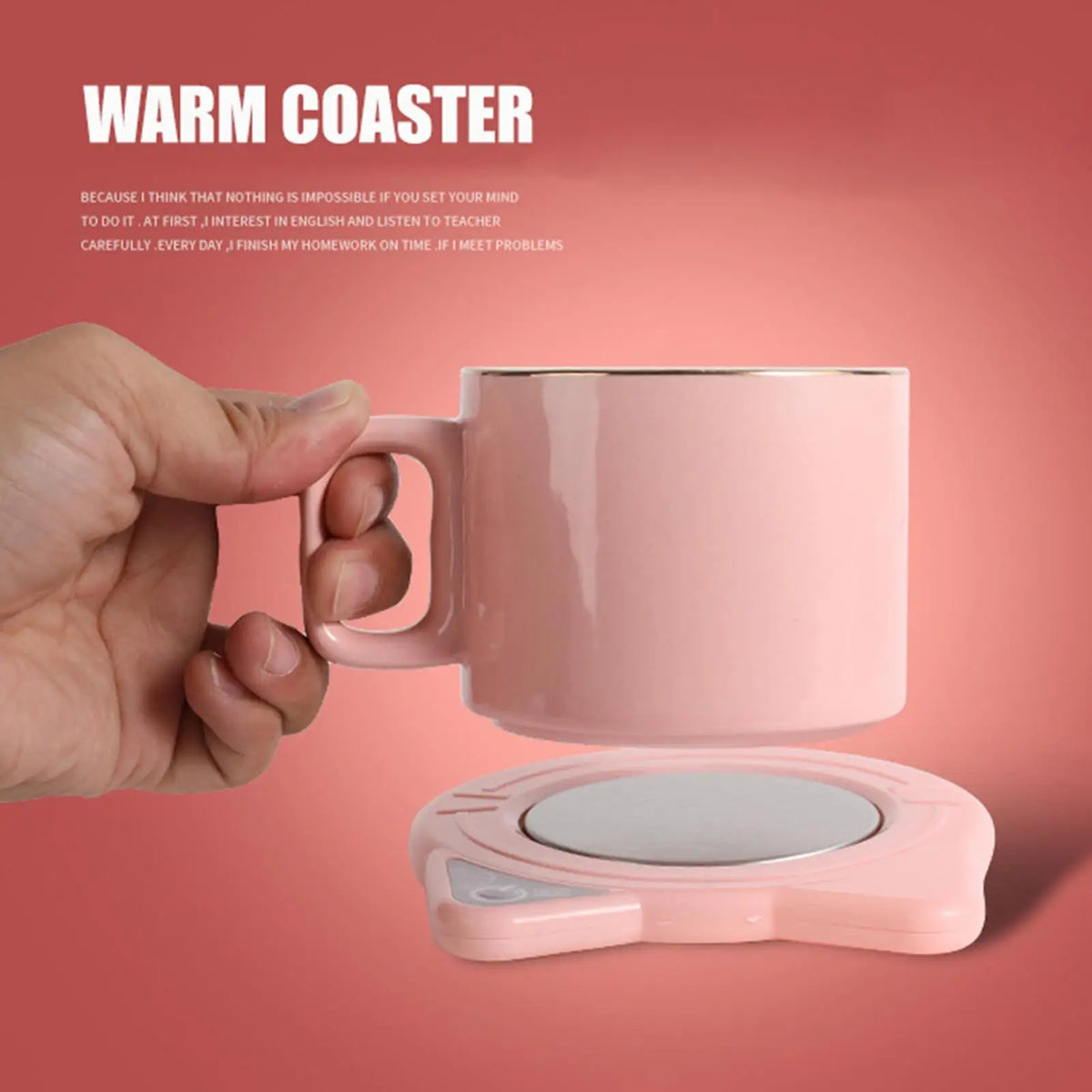 Smart Mug Warmer Cup Heating Pad Fast Precise Temp Control Auto Shut Zpaxo
