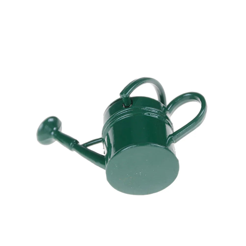 Garden Tools Tin Watering Can 1 12 Scale Dollhouse Miniatures Scenery Zpaxo