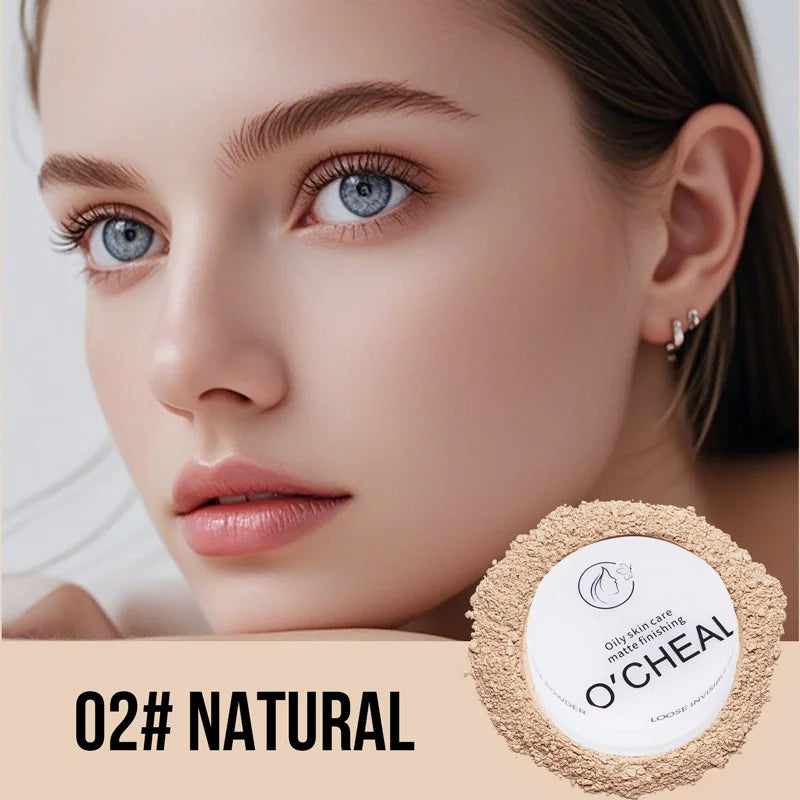 Setting Powder Loose Powder Long-lasting Concealer Waterproof Sweat-proof Oil Control Natural Honey Powder Zpaxo 02