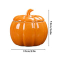 Ceramic Pumpkin Tea Jar Kitchen Storage Lid Airtight Food Container Zpaxo S