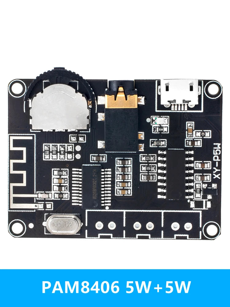 XY-WRBT Bluetooth 5 0 4 1 MP3 Decoder Audio Receiver Case Zpaxo pam8406 5w