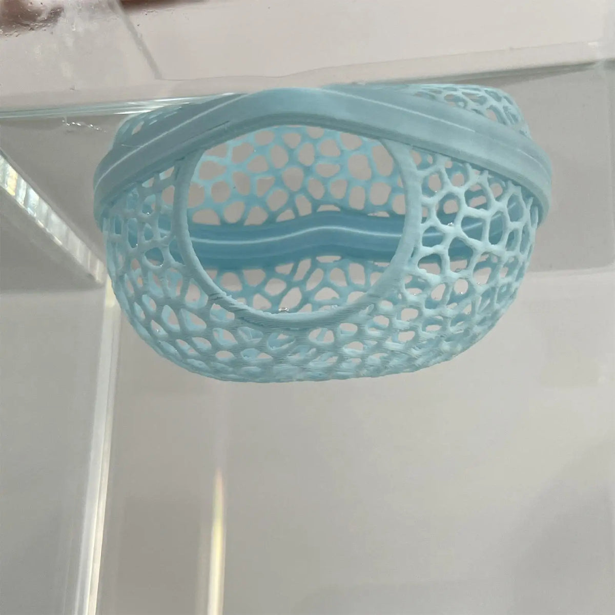 Heart Shape Floating Betta Hide Resting Cave Shrimp 3D Printed Fish Zpaxo