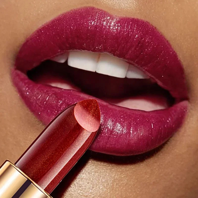 Professional Lips Makeup Waterproof Shimmer Long Lasting Pigment Nude Zpaxo