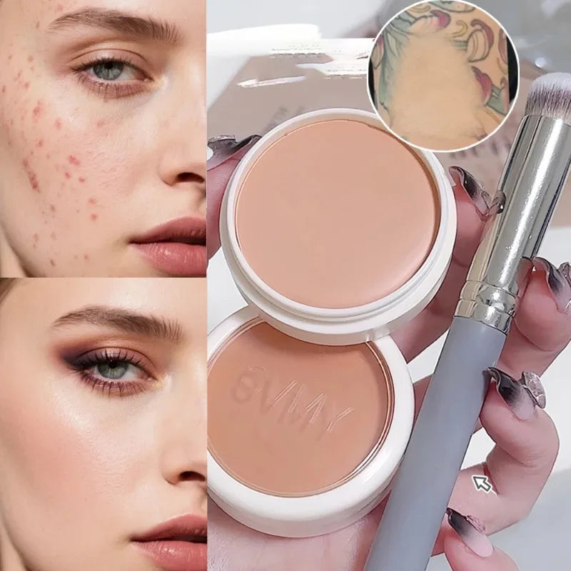 Waterproof Sweatproof Concealer Cream Single Coverage Dark Eye Zpaxo