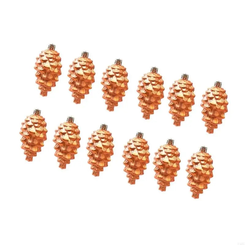 2 Boxes Pinecone Holiday Decorations Not Traditional Christmas Tree Zpaxo