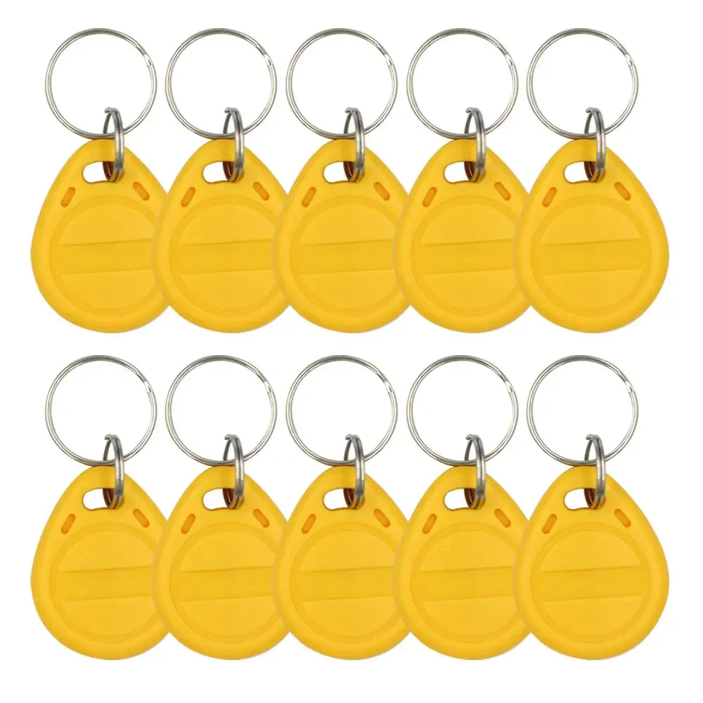 125KHz T5577 Keyfobs Rewritable Duplicate Tag 5200 Proximity Copy Zpaxo yellow