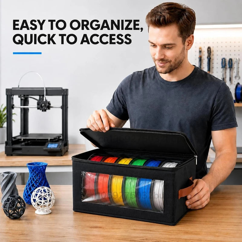 Filament Storage Bag 3d Filament Vacuum Bag Transparent Storage Box 3d Printers Accessories for Home Office Workshop Zpaxo