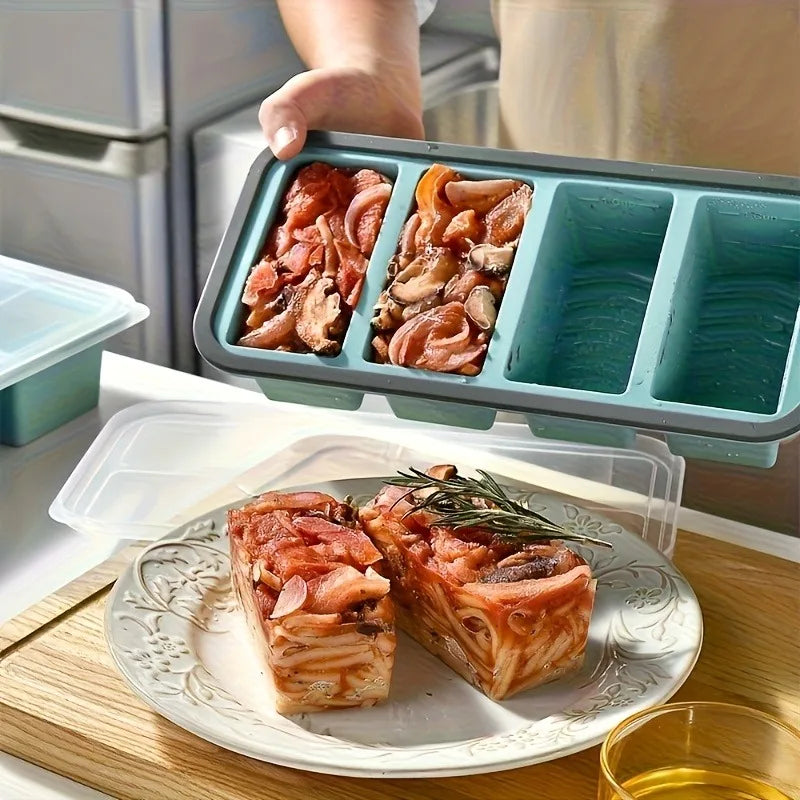 Extra Large Square Food Storage Container Leakproof Flip Lid Zpaxo