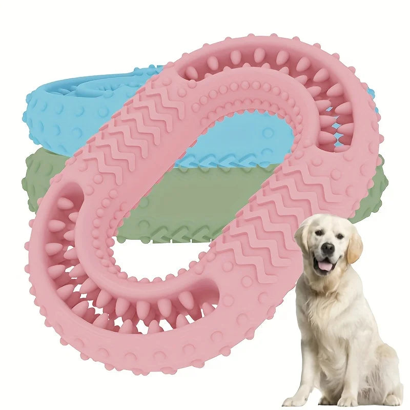 O-ring Dog Chew Toy TPR Pet Teeth Cleaning Interactive Cat Puppy Zpaxo
