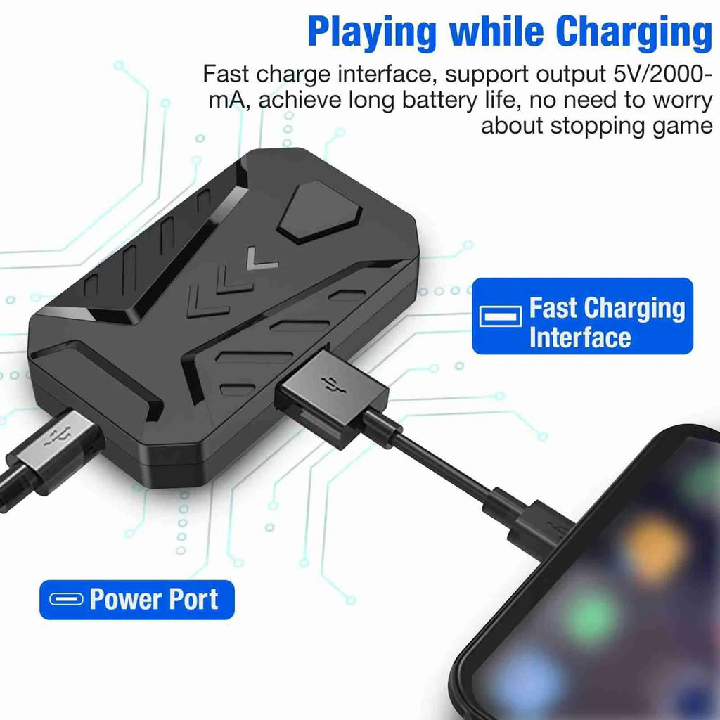 Gaming Keyboard Mouse Converter Adapter Mobile Game Accessory Android Zpaxo