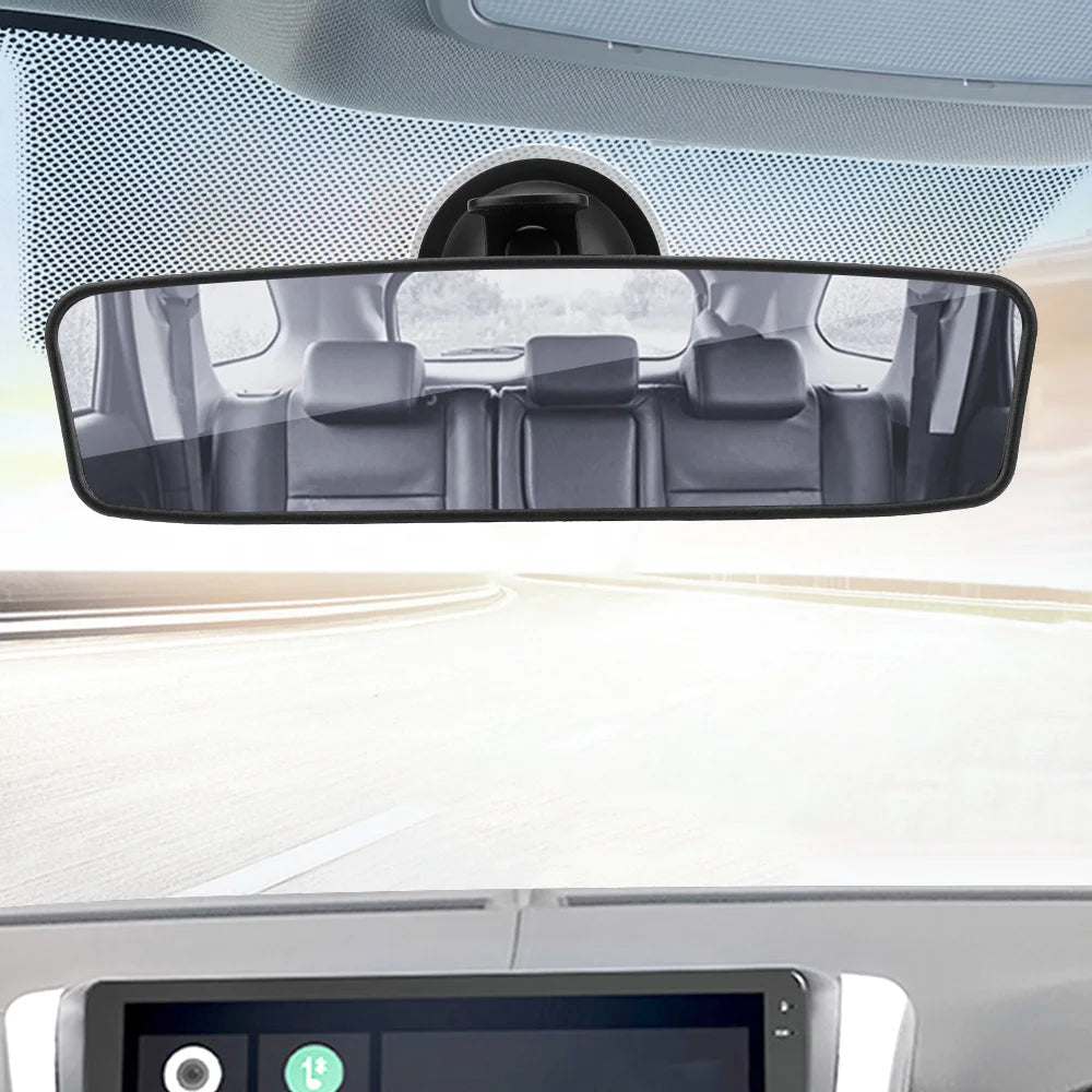 Car Rear Mirror Wide-angle Rearview Adjustable Suction Cup Auto Zpaxo