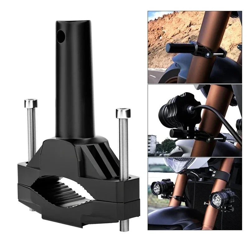 Motorcycle Front Fork Light Mounting Rod Bracket Bumper Modified Zpaxo