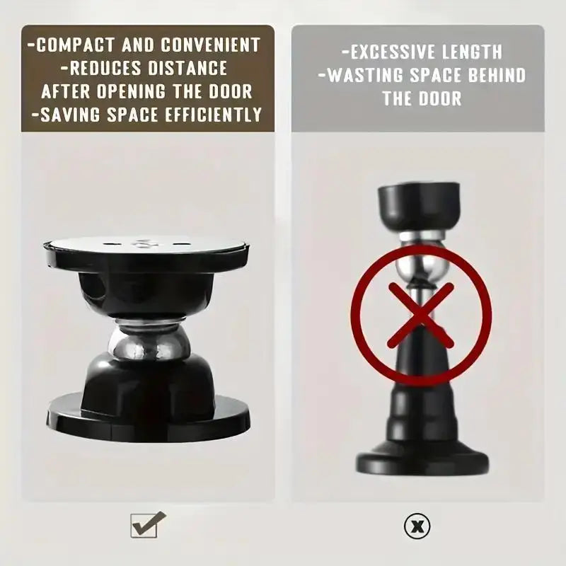Strong Magnetic Silent Buffer Door Stopper Easy Installation Ensuring Zpaxo