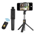 Wireless Bluetooth Selfie Stick Foldable Tripod Extendable Portable Zpaxo K07