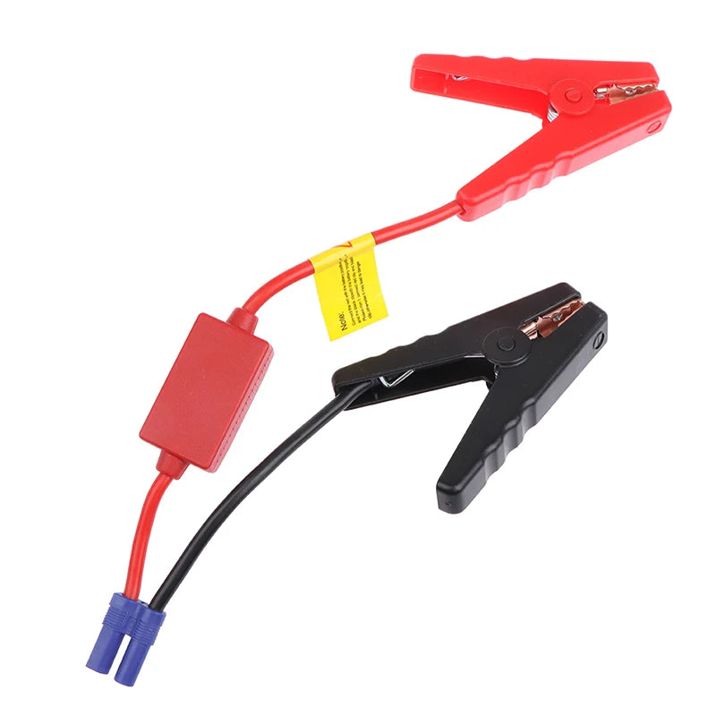 12V Jump Starter Cable Clamps Booster EC5 Plug Connector Prevent Zpaxo
