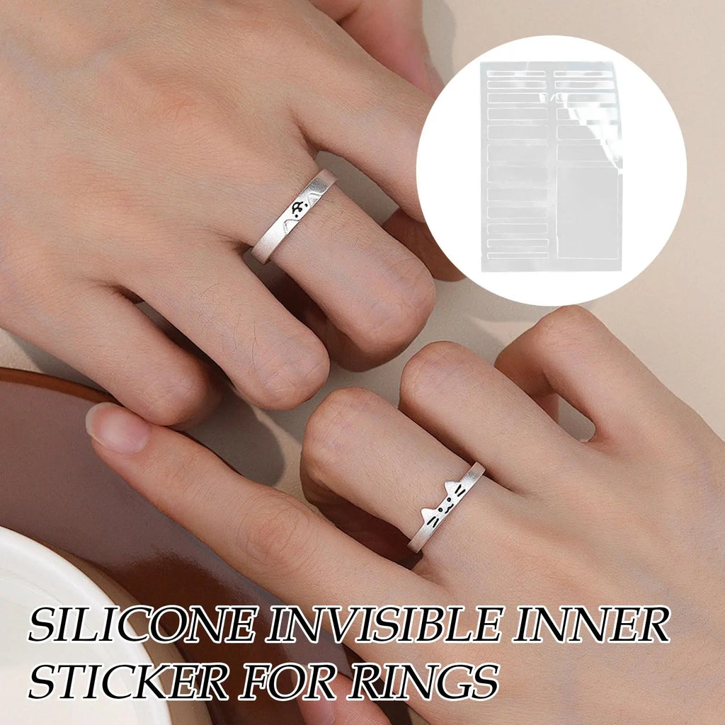 Invisible Ring Adjuster 19 Transparent Snug Tightener Comfortable Zpaxo