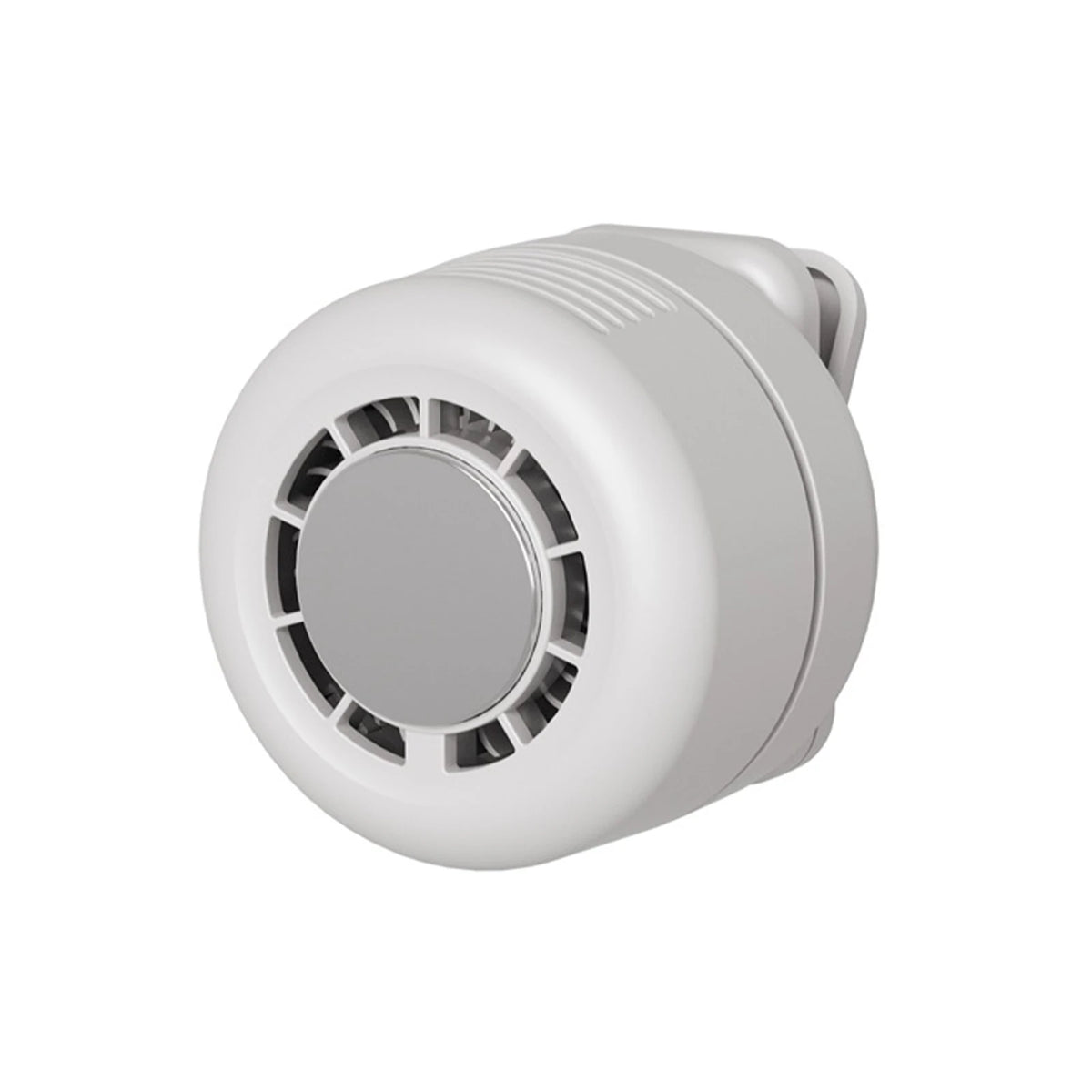 Silent Small Clip Fan 3 Speed Adjustable Mini Personal Fan 1800mAh Battery Type-C Rechargeable for Travel Outdoor Office Zpaxo WHITE