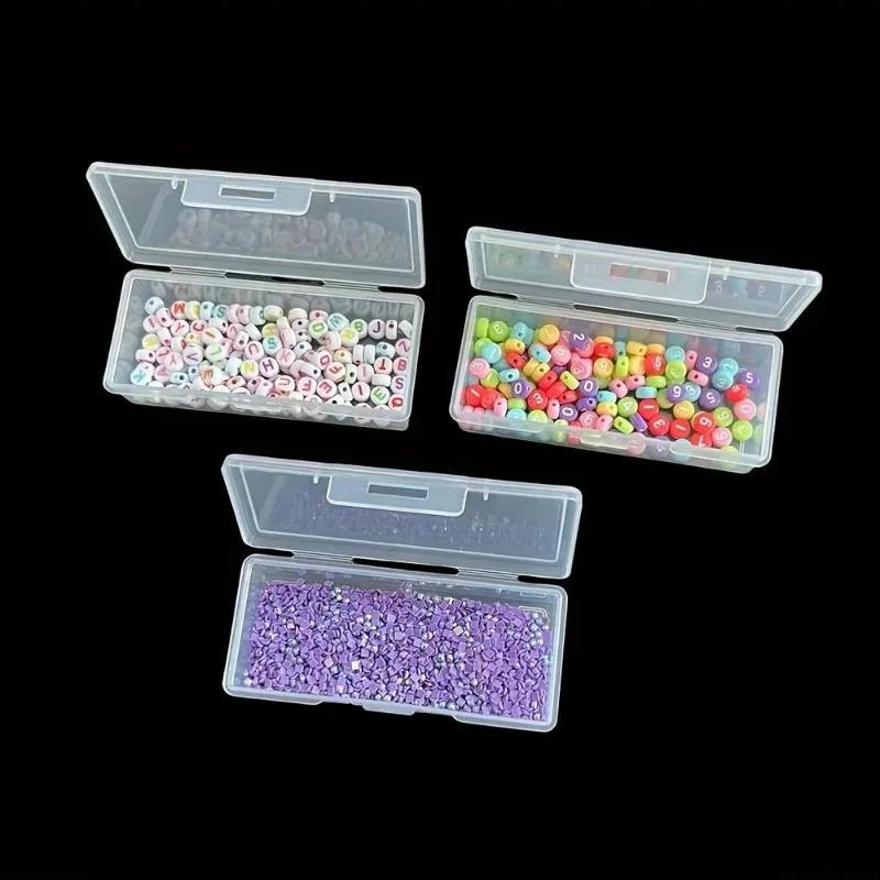 CM4 Adjustable Dividers Clear Plastic Storage Organizer Box Craft Zpaxo