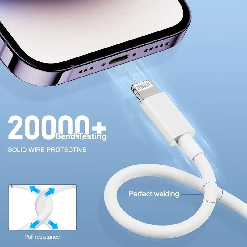 MFi Certified USB Lightning TPE Cable Fast Charging Sfor iPhone14 13 Zpaxo