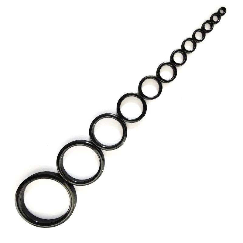 CM48Pcs Round Connector Ring Fishing Tackle Accessories Rod Guide Zpaxo onesize