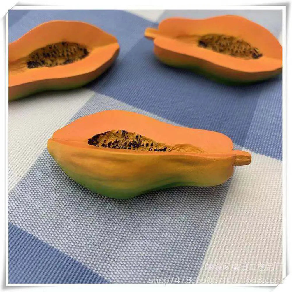 Simulation Fruit Refrigerator Magnets Premium Resin Material Non Zpaxo