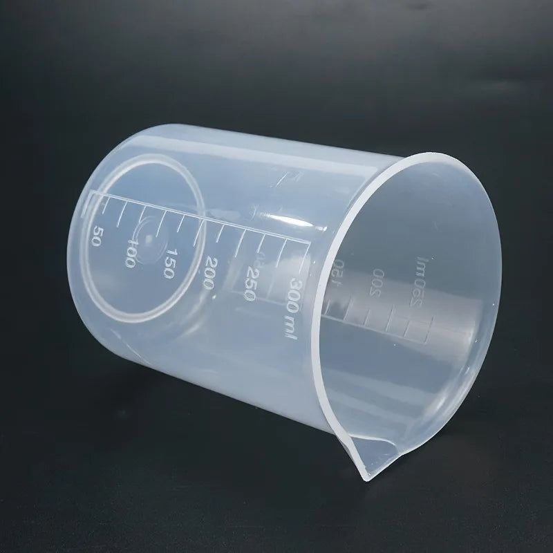 Different Sizes Plastic Measuring Cups Scales Transparent Lab Beakers Zpaxo