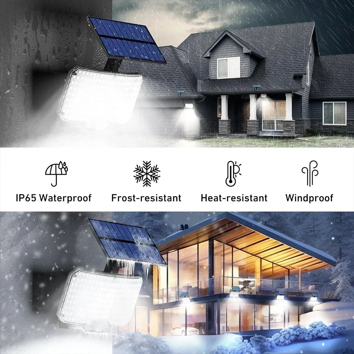 Solar Lights Outdoor 100/234LED 3 Modes Motion Sensor Flood Lights with Remote IP65 Waterproof Security Solar Lights for Outside Zpaxo