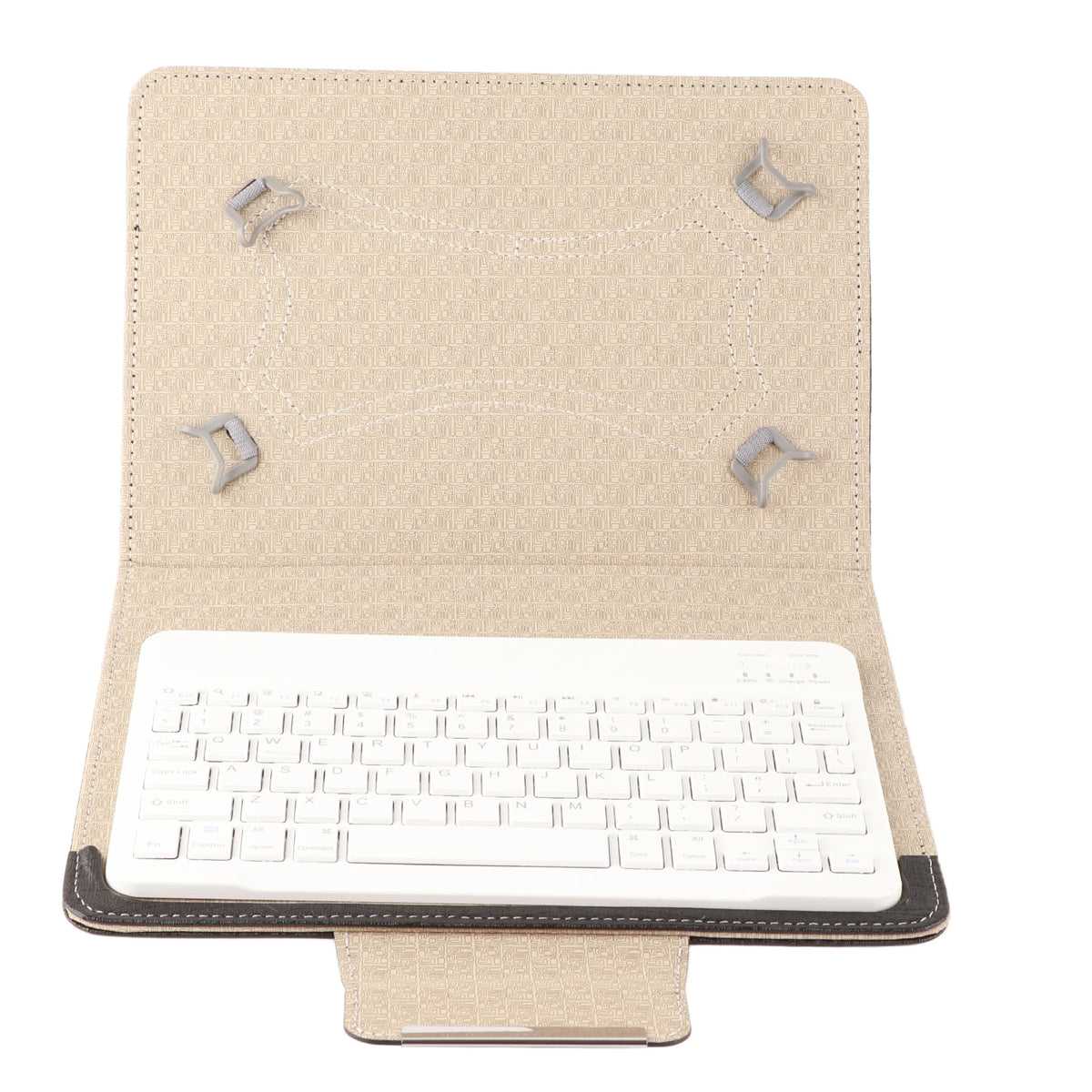 10'' Tablet Laptop Universal PU Protective Case Cover Bluetooth Zpaxo WHITE