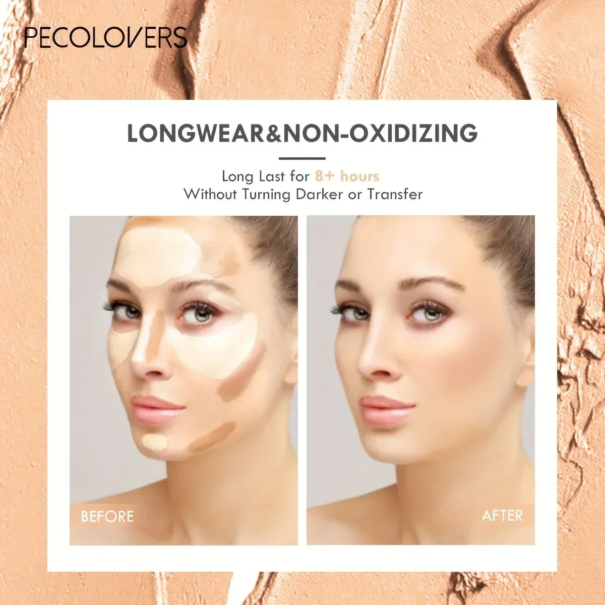Face Contour Stick Double-Ended Highlight and Shadow CreamWaterproof Full Coverage Concealer, Natural Finish Makeup for All Skin Zpaxo