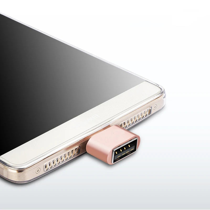 1/5Pcs USB To Type C Adapter 3.0 Male OTG Female For Mobile Phone Tablet OTG Connector Accessories Mobile Adapter Set Small Size Zpaxo
