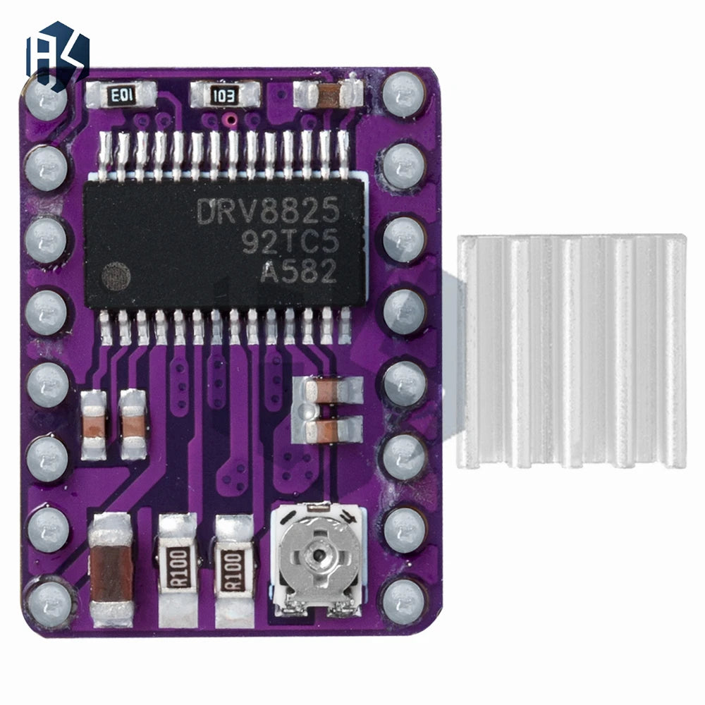 ‌"GRBL-Compatible CNC Shield V4 & Nano 3.0 Bundle with 3x DRV8825 Stepper Drivers – 45V 2.5A Motor Control, 1/32 Microstepping Zpaxo