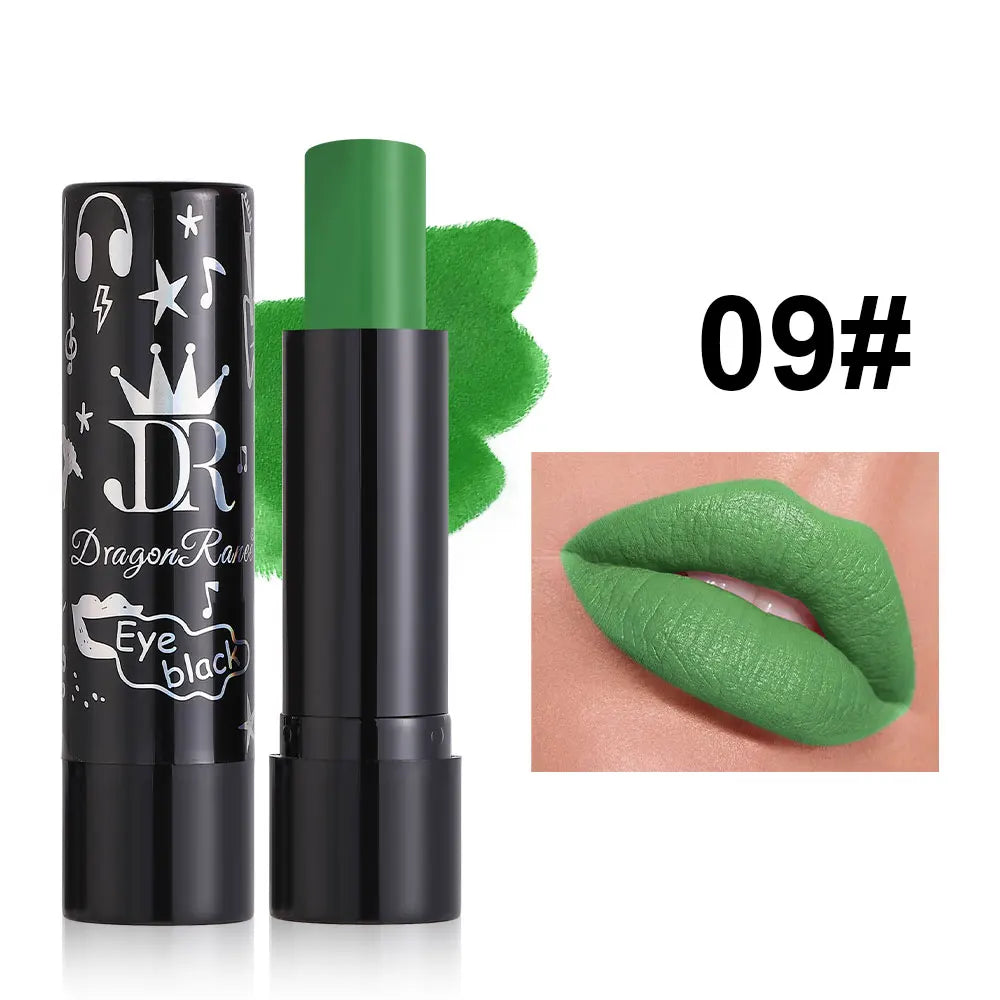 Matte Lipstick with a Fine Silky Texture, Non-Caking, Waterproof, Sweat-Proof, Long-Lasting, Non-Stick Cup, Available in Red, White, and Green for Holiday Parties Zpaxo 9Dr81 Full Size