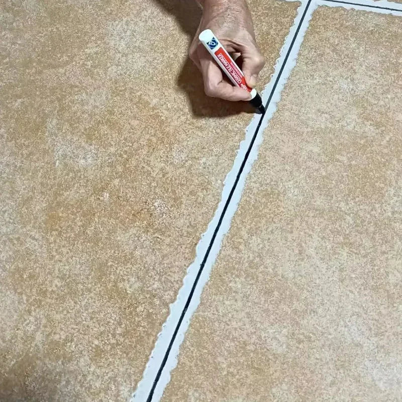 Waterproof Tile Marker Grout Pen Wall Seam Floor Bathroom Kitchen Zpaxo