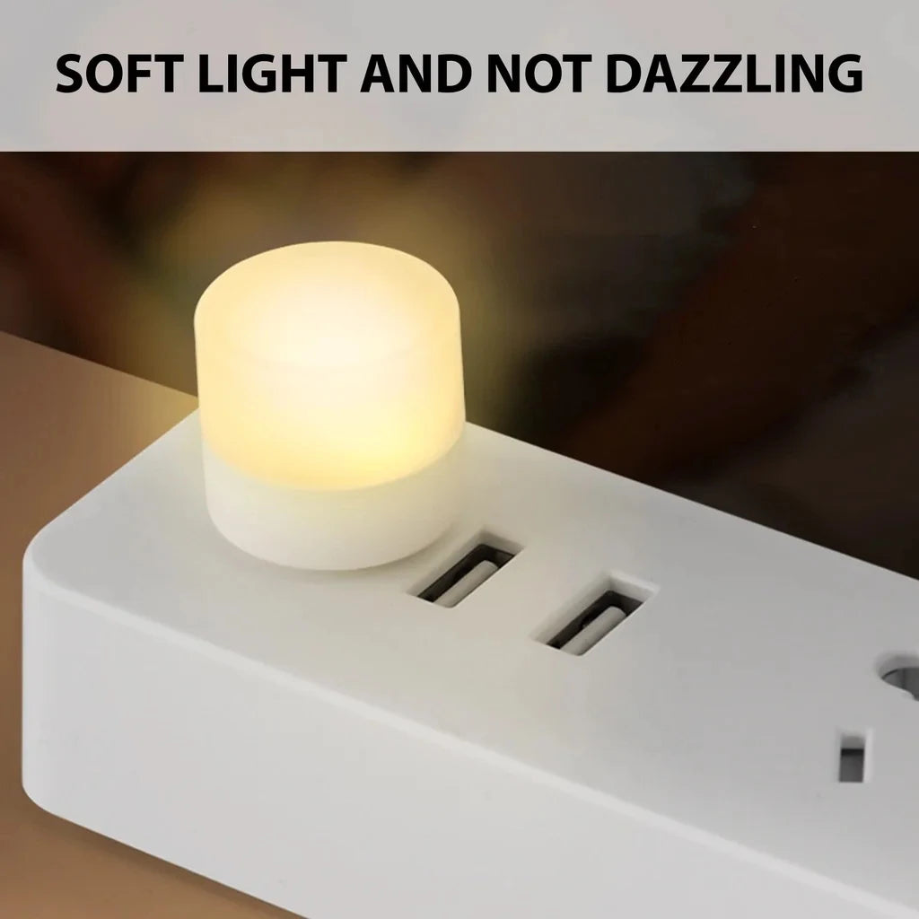 1- Mini USB LED Light Portable Plug Lamp Eye Protection Book Reading Zpaxo