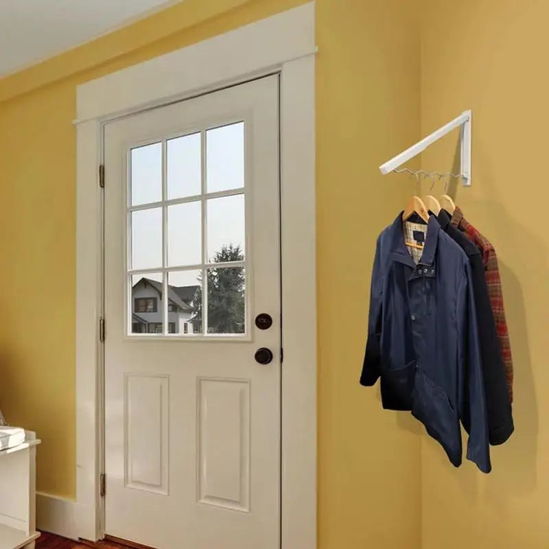 Retractable Clothes Drying Rack Folding Hanger Collapsible Closet Zpaxo