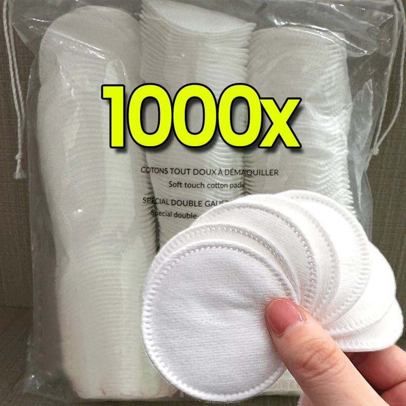 Disposable Soft Circular Makeup Remover Pads Doubles Sided Breathable Zpaxo