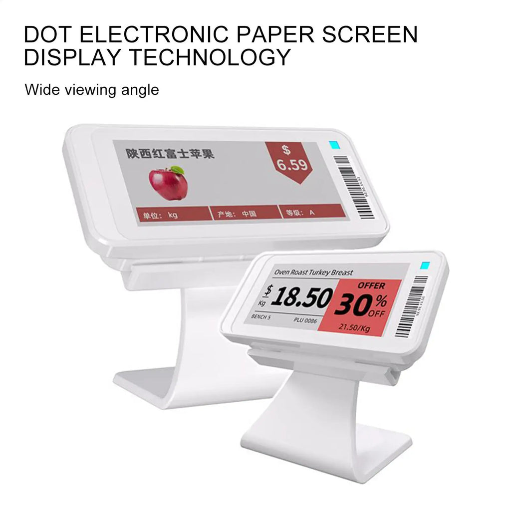 Electronic Shelf Label Electric Smart Control Signages Labels Tag Zpaxo