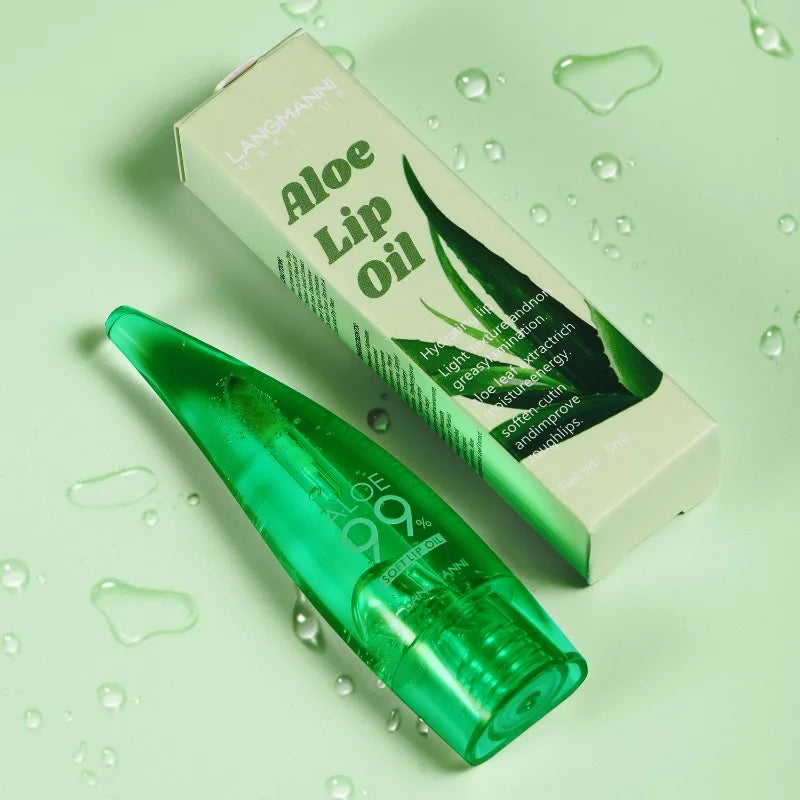 Aloe Vera Moisturizing Lip Gloss Temperature-changing Liquid Balm Zpaxo