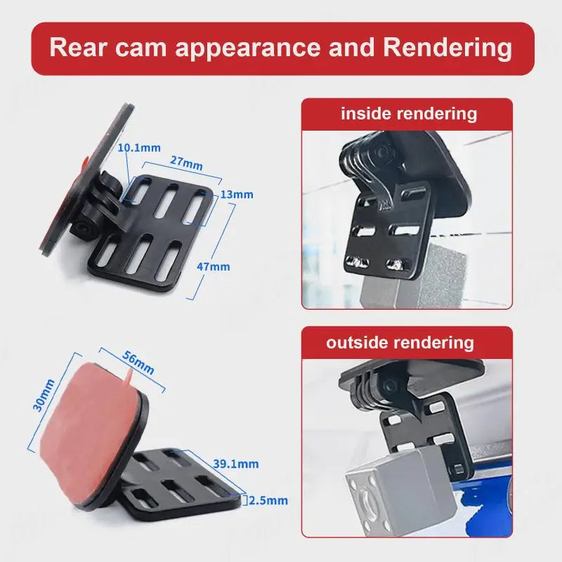 Universal Rear Camera Mounting Bracket Dash Cam Mirror Backup Mount Zpaxo