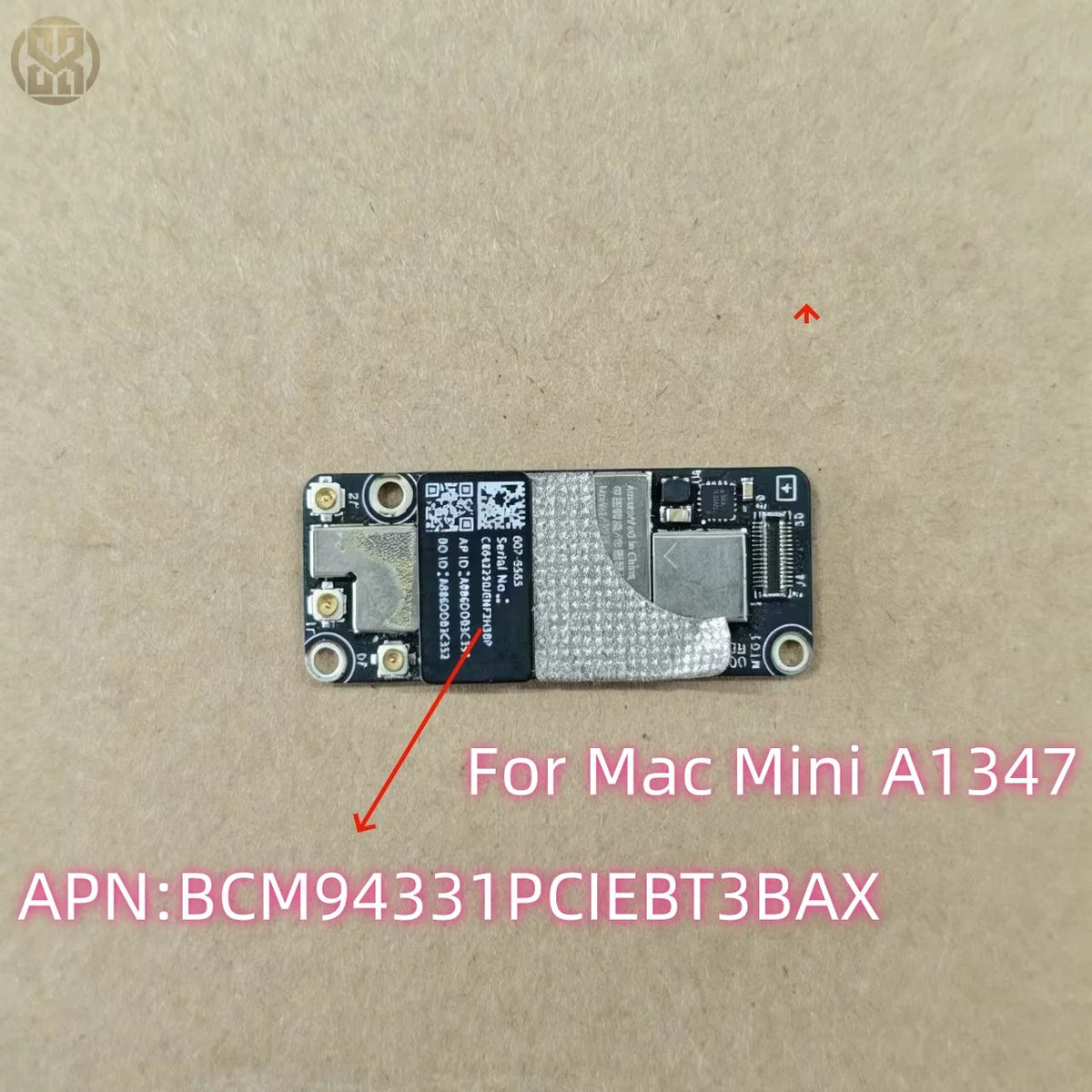 BCM94331PCIEBT3BAX 607-9565 Wifi Bluetooth Card Mac Mini A1347 2011 Zpaxo