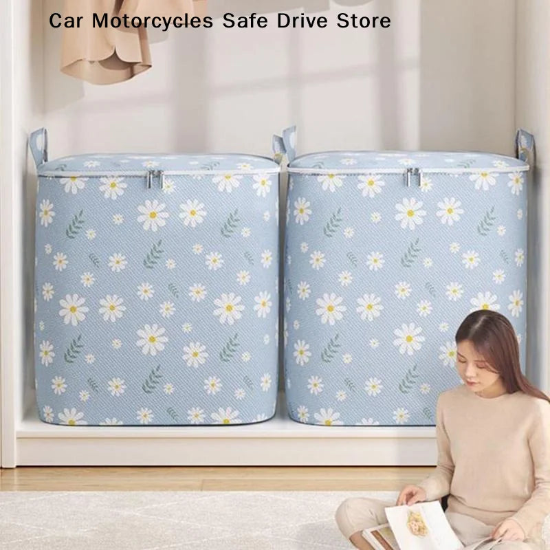 CMExtra Large Storage Box Lid Modern Space Saving Design Durable Zpaxo