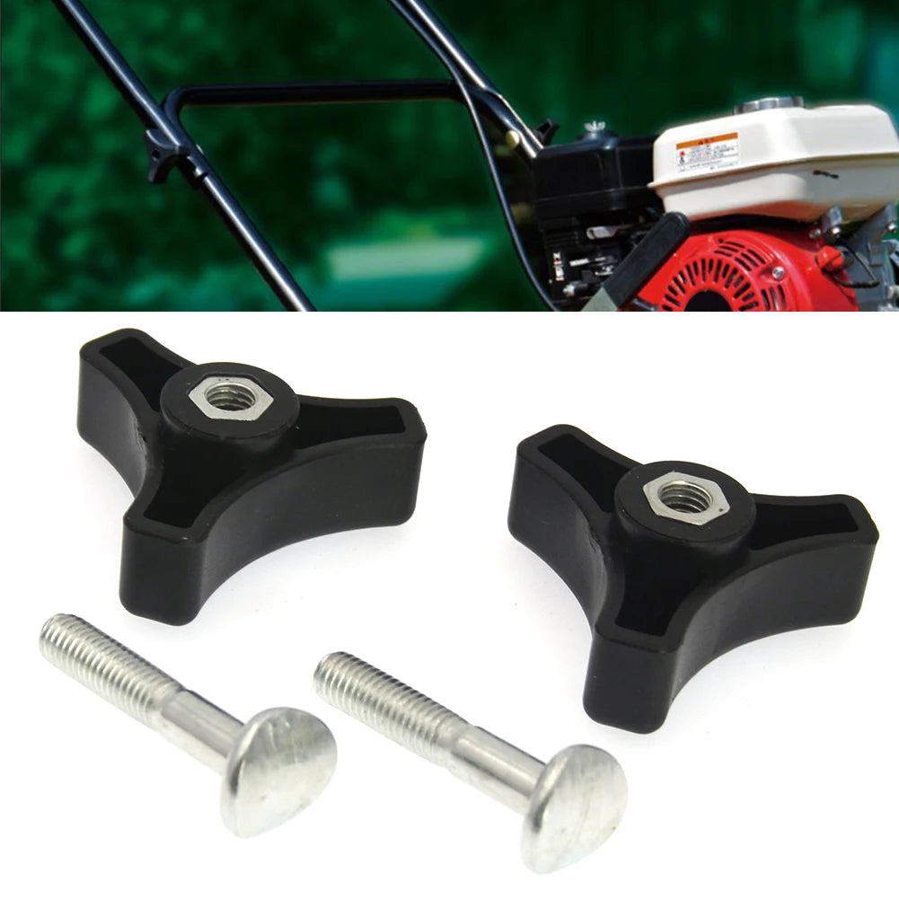 Black Lawn Machine Triangles Knob Handle Bolt Replacement Parts Zpaxo
