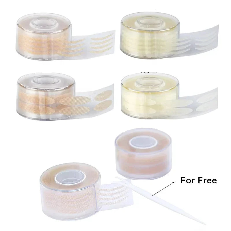 Eye Lift Strips Double Eyelid Tape Clear Gray Stripe Big Eyes Zpaxo