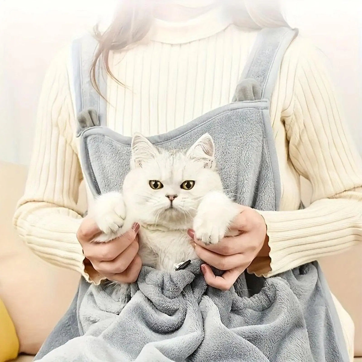Pet Carrier Sling Front Shoulder Bag Adjustable Portable Cat Dog Zpaxo