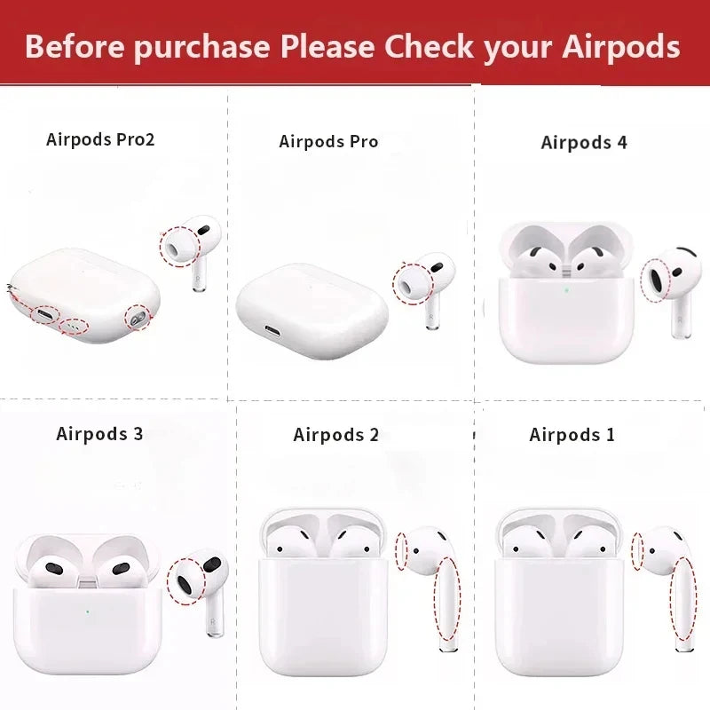 Security Lock Case For AirPods Pro 1st 2nd Gen Wireless Earphone Cases For Apple Air Pods 4 3 Cover Headphones Bumper with Hook Zpaxo