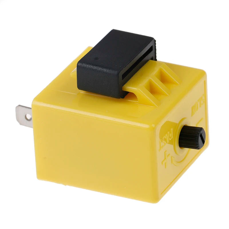 12V 2 Pin Adjustable LED Indicator Flasher Relay Module Motorcycle Zpaxo
