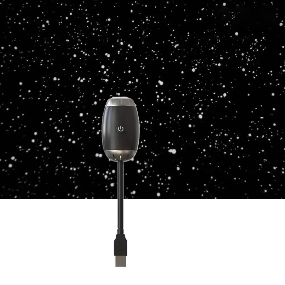 Car Interior Ambient Light USB LED Starry Galaxy Projector Large Range Adjustable Focus Romantic Multiple Scenes Decor Light Zpaxo D