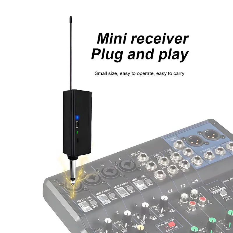 Wireless Microphone Dynamic Handheld Microphones Karaoke Mic Zpaxo