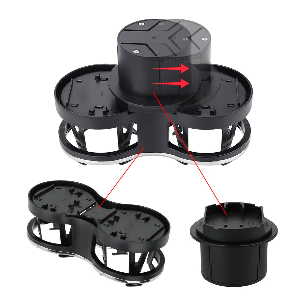 Tea Cup Stand Bracket Glasses Phone Organizer Car Mounted Glass Rack Zpaxo