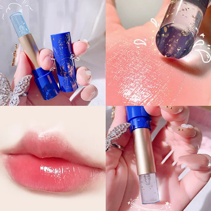 Princess Crystal Temperature Change Moisturizing Lipstick Star Zpaxo